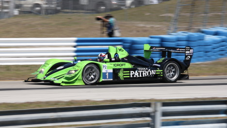 Patron Highcroft Racing HPD raceren - her på Sebring banen